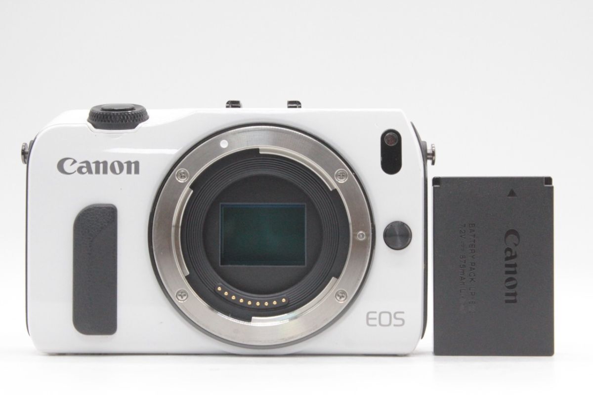 ★良品★キャノン CANON EOS M ホワイト 《シャッター OK!》 #4211014 RO3063拍卖