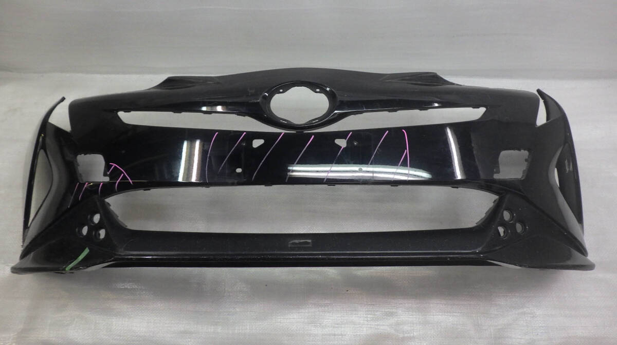 ZVW50 ZVW51 ZVW55前期プリウス純正フロントバンパー おまけTRD スポイラー 52119-47700 エアロ拍卖