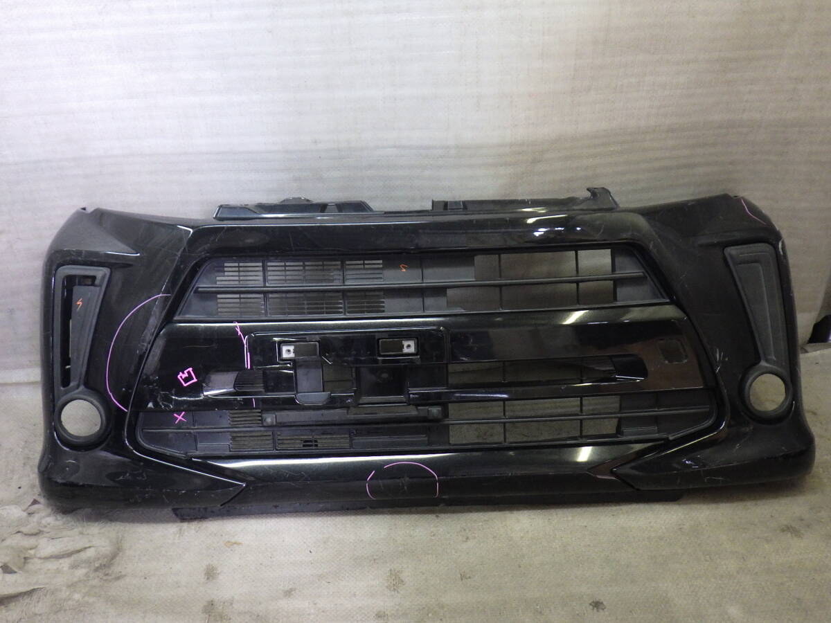 LA150S LA160S 後期 ムーヴカスタム 純正フロントバンパー 52119-B2F20 ムーブ グリル ロア フォグカバー拍卖