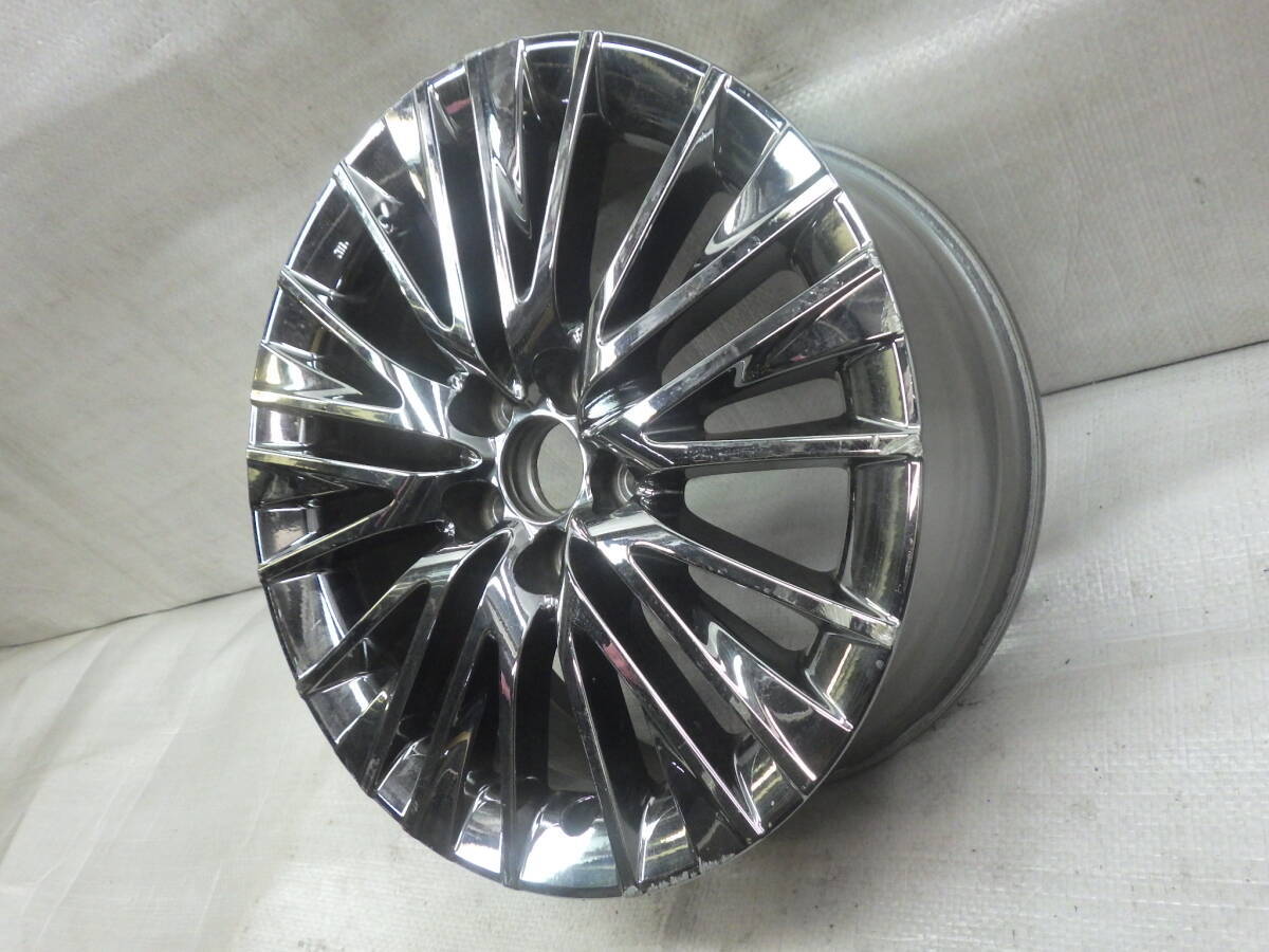 220系クラウン Gエグゼクティブ純正18インチアルミホイール1本 8J +45 5H 114.3拍卖