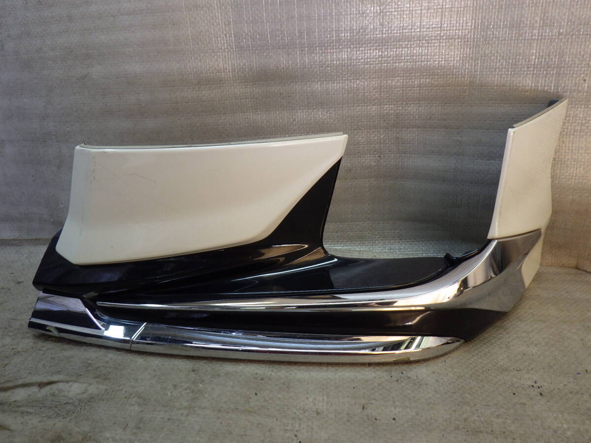 Ω モデリスタ製AGH30W後期アルファード S純正エアロフロントスポイラー部品取り メッキ ガーニッシュ左 GGH30W GGH35W AGH35W LH拍卖