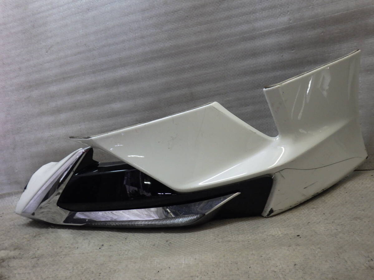 Ω モデリスタ製 ZVW50前期プリウス純正エアロフロントスポイラー部品取り メッキガーニッシュ左 ZVW51 ZVW55拍卖