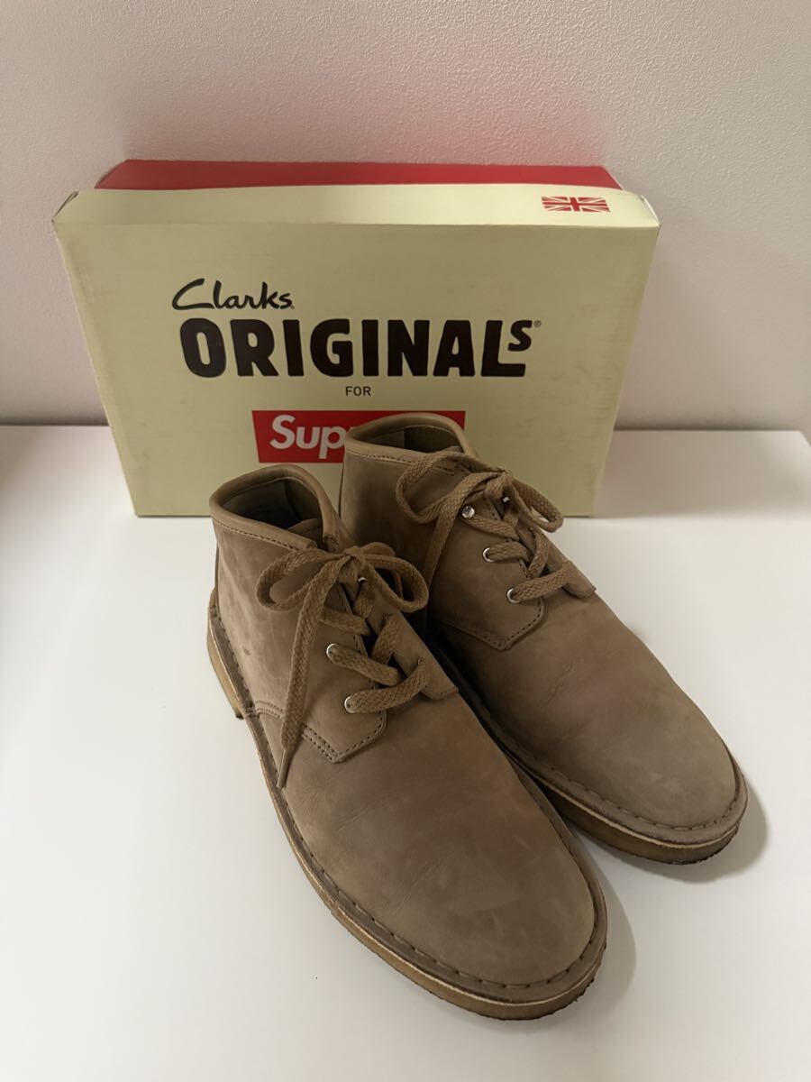 Supreme Clarks Desert Chukka/クラークス デザート チャッカ プレーントゥ シュプリーム拍卖
