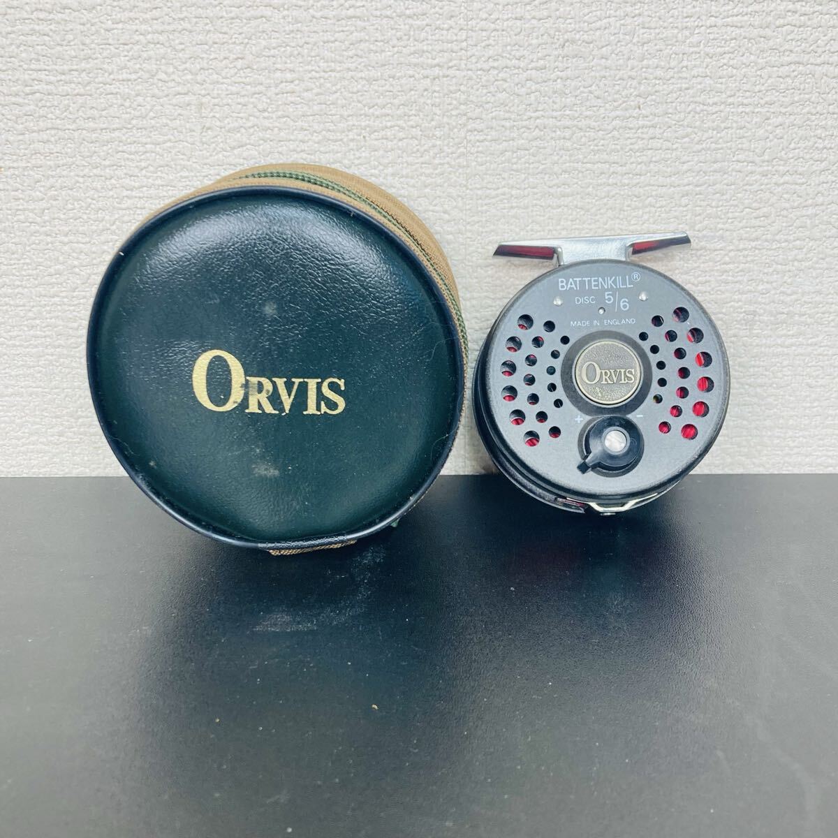 ORVIS オービス BATTENKILL バテンキル フライリール DISC 5/6 リール 釣具 フィッシング 収納袋付き拍卖