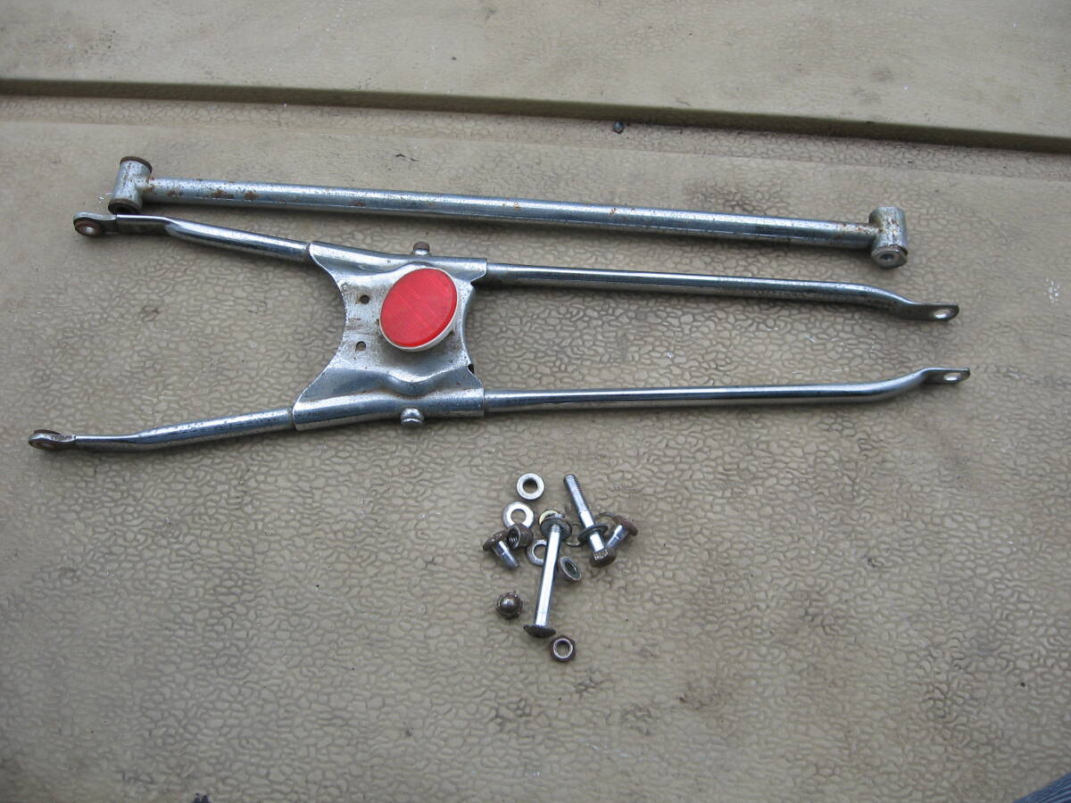 1044S 部品売 ブリヂストン ワンタッチ、ピクニカ外し サブフレーム フレームステー 中古レトロ、折畳み自転車用 12インチ用 picnica同梱OK拍卖