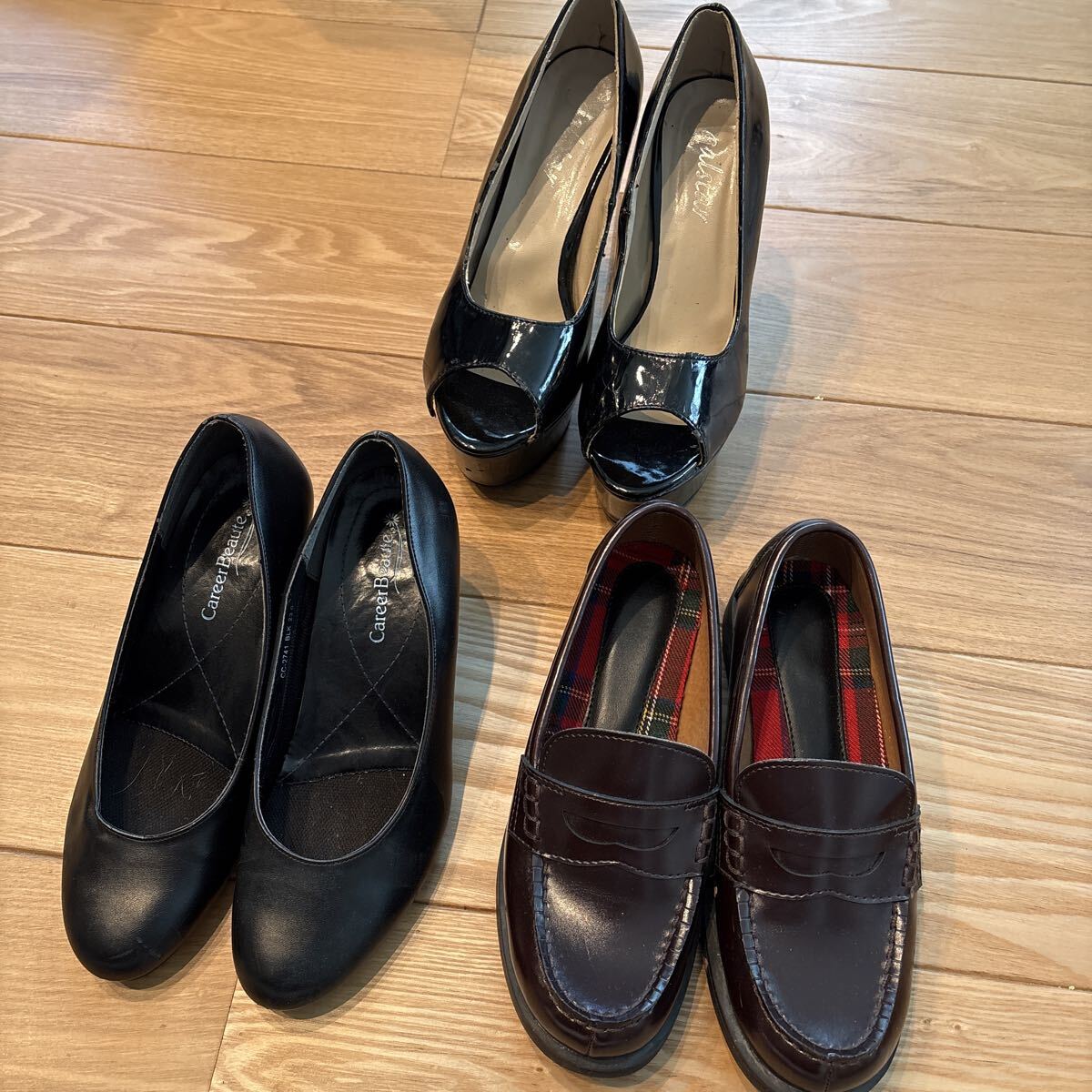 【中古】パンプス ローファー セット OL整理品拍卖