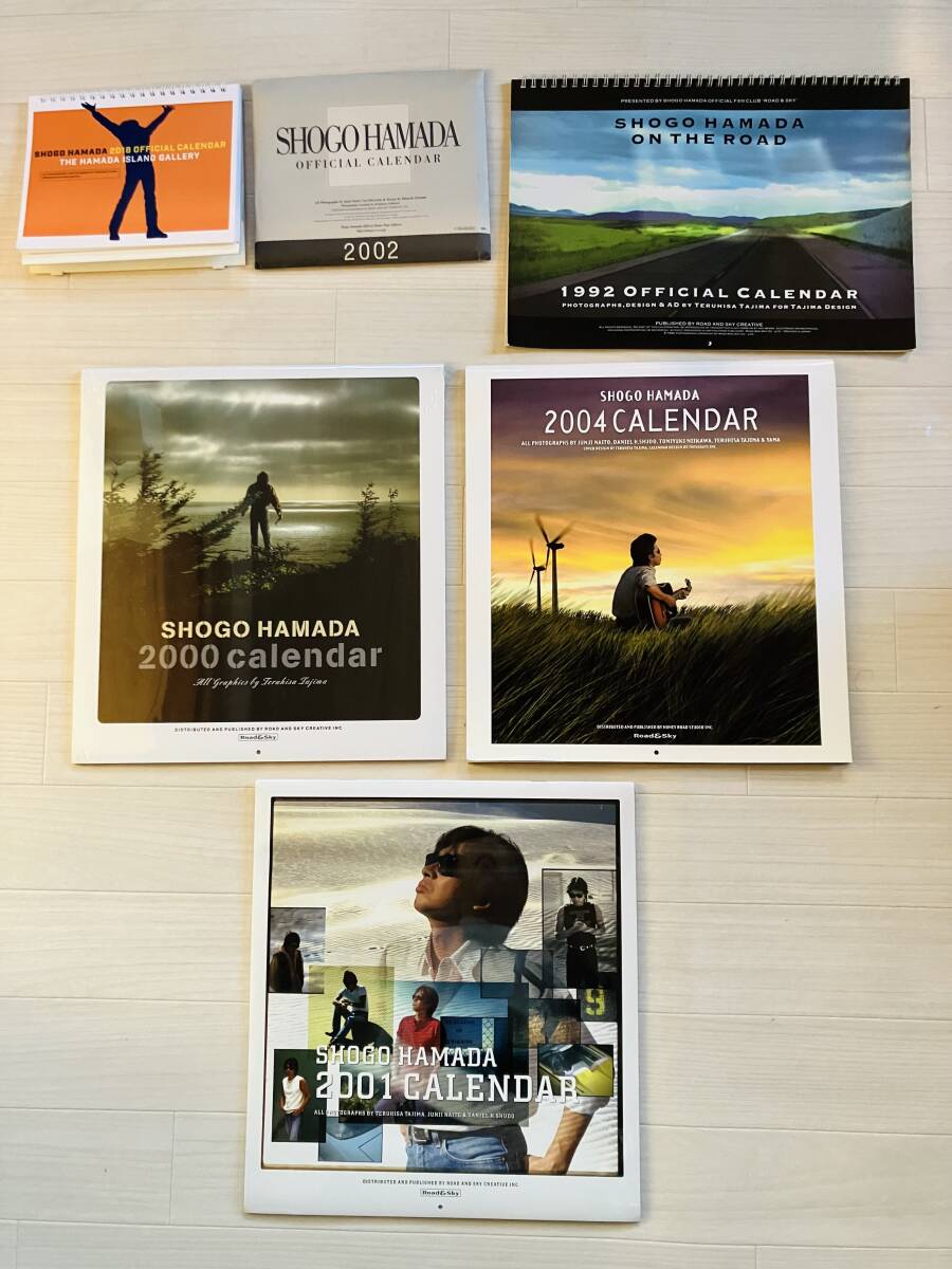浜田省吾 B⑱ カレンダー 6セット 大4部 卓上カレンダー 2部 未開封有 新品・美品 グッズ拍卖