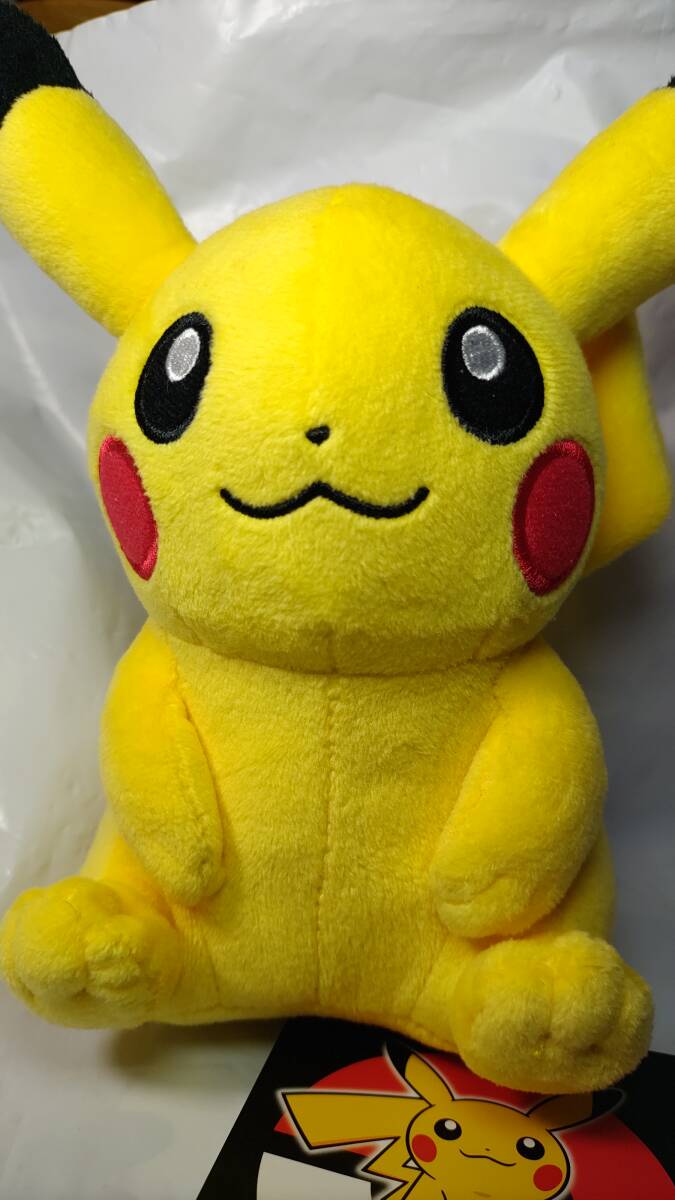 ★激かわ★ おすわりピカチュウ ぬいぐるみ 新品未使用 タグ付き ポケモン 送料無料拍卖