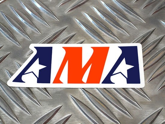 AMA ステッカー スクエア American Motorcycle Association エーエムエー アメリカ雑貨 アメリカン雑貨拍卖
