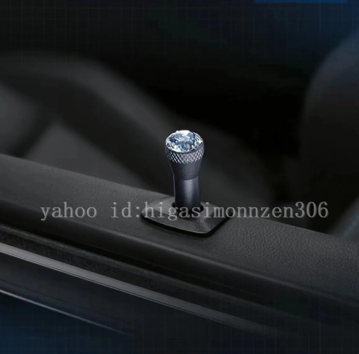 送料無料BMW  純正スワロフスキー水晶 ダイヤモンド  ドアロック ピン  ドアロックレバー 左右2本拍卖