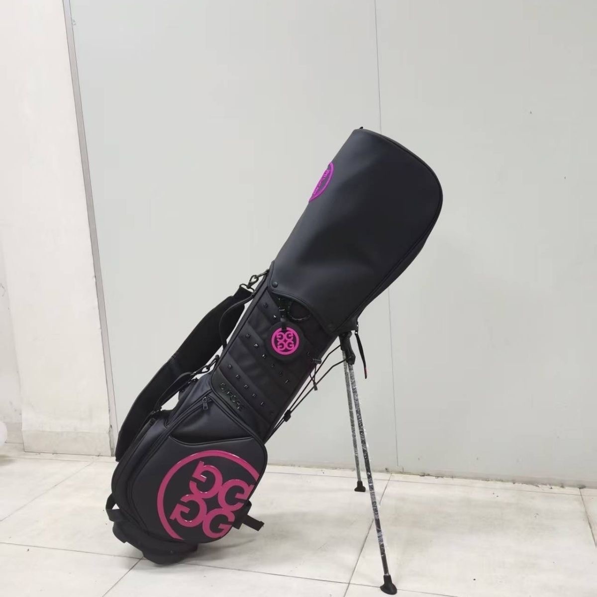 新品 キャディーバック ゴルフバッグ Golf Bag スタンドバック PU レザー,9型,4kg拍卖