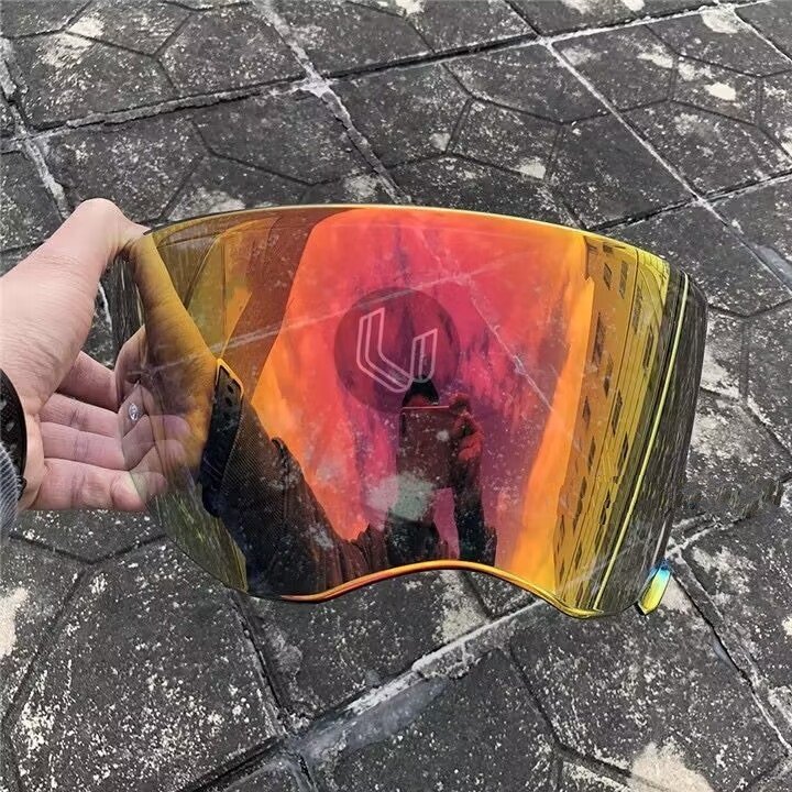 SHOEI ショウエイ ヘルメット HORNET ADV CNS-2 交換用 シールド レッド/ゴールド拍卖