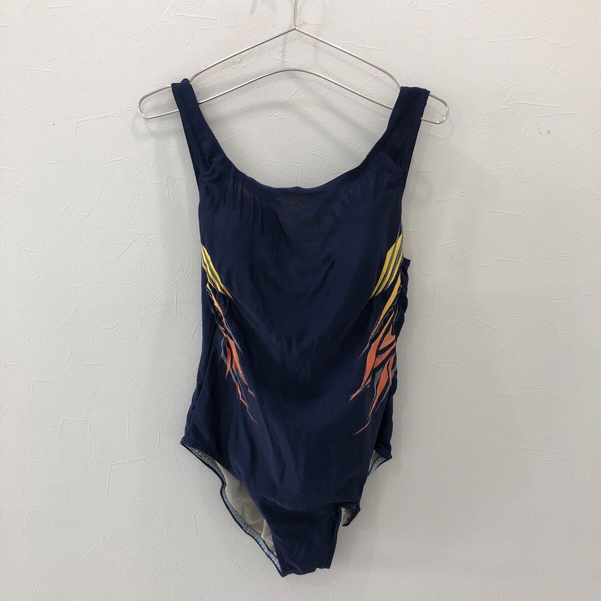MZ57 スイムウェア 水着 ネイビー クリーニング済み レディース 3L拍卖