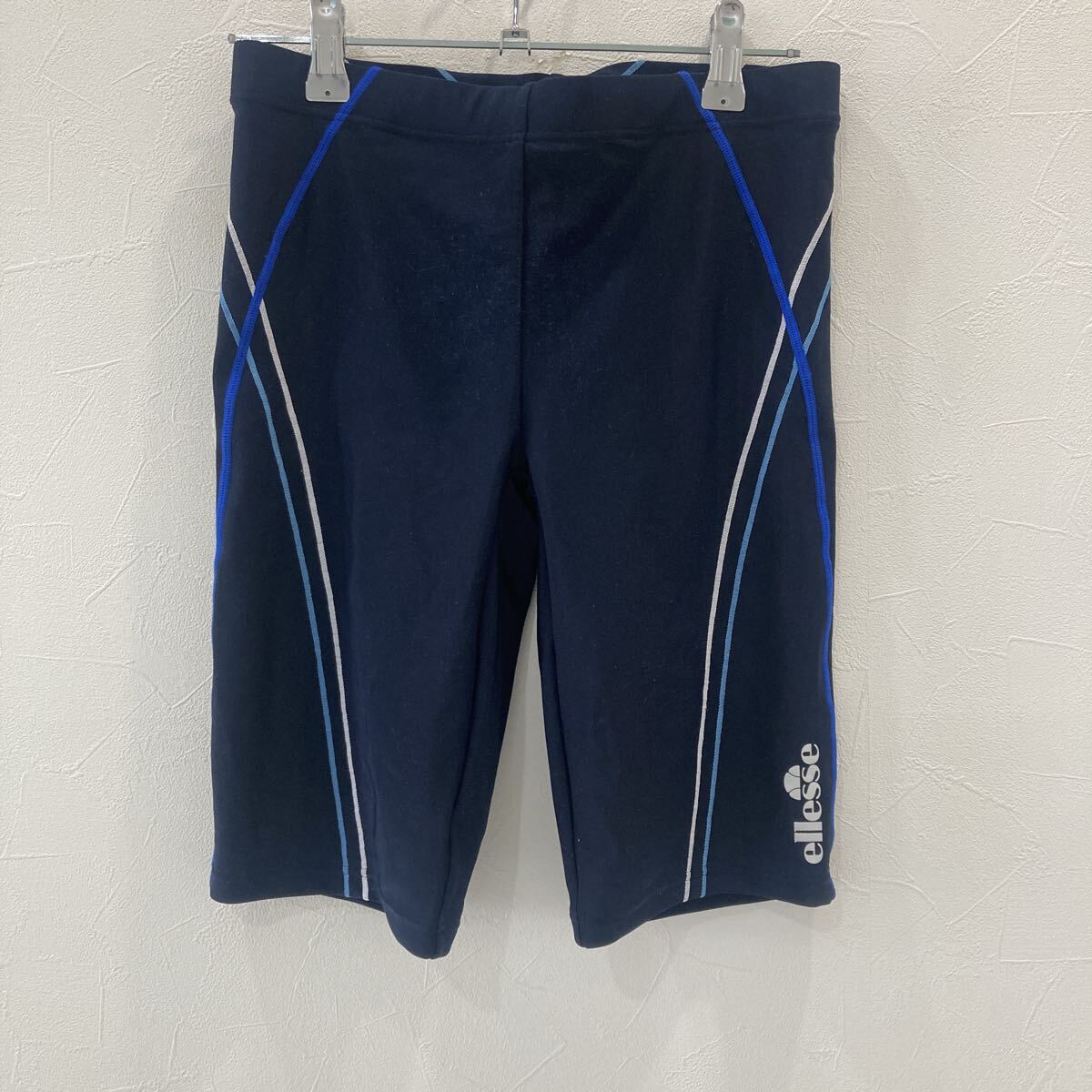MZ134 ellesse スイムウェア スイムパンツ 水着 ネイビー メンズ O拍卖