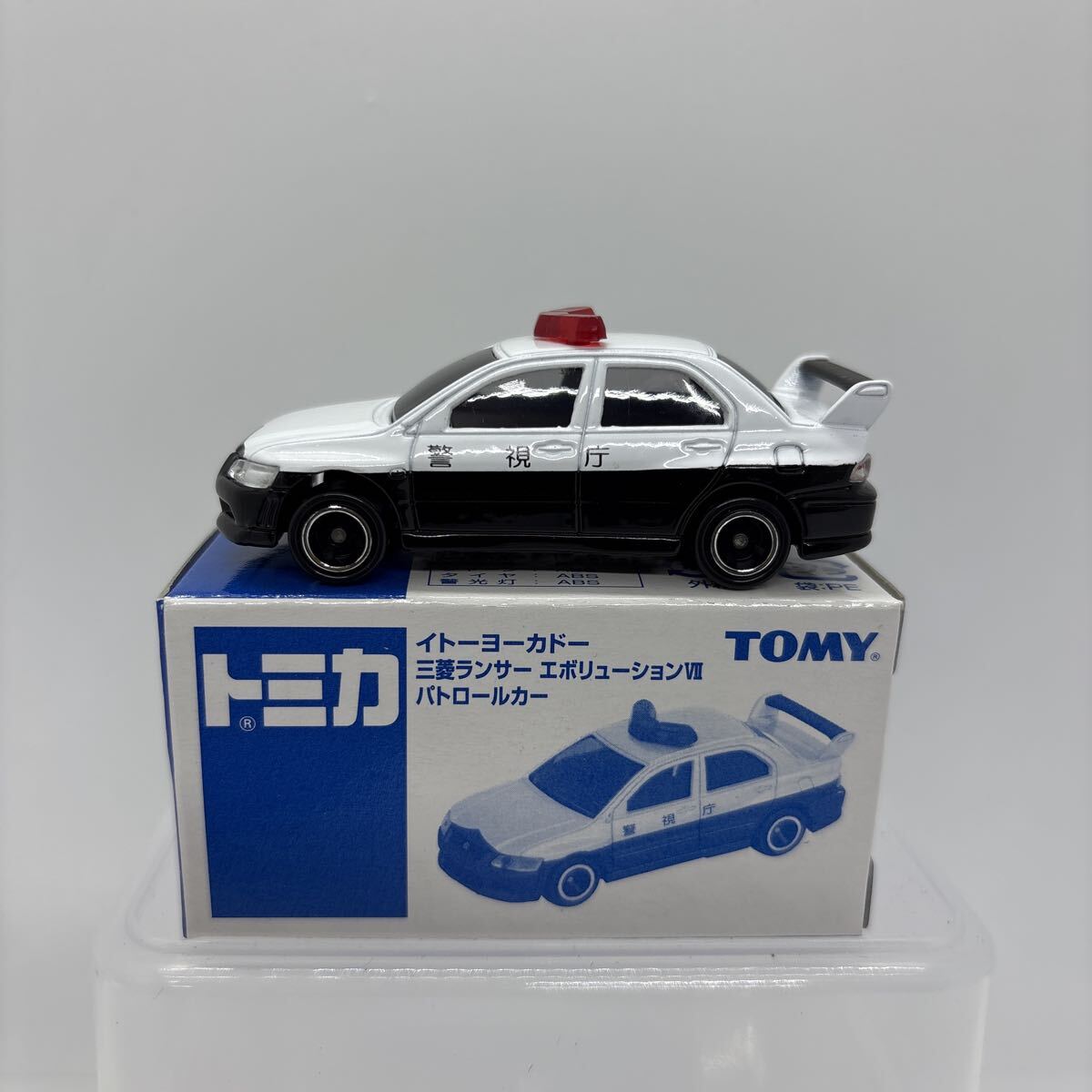 トミカ イトーヨーカドー限定 三菱ランサーエボリューションⅦパトロールカー拍卖