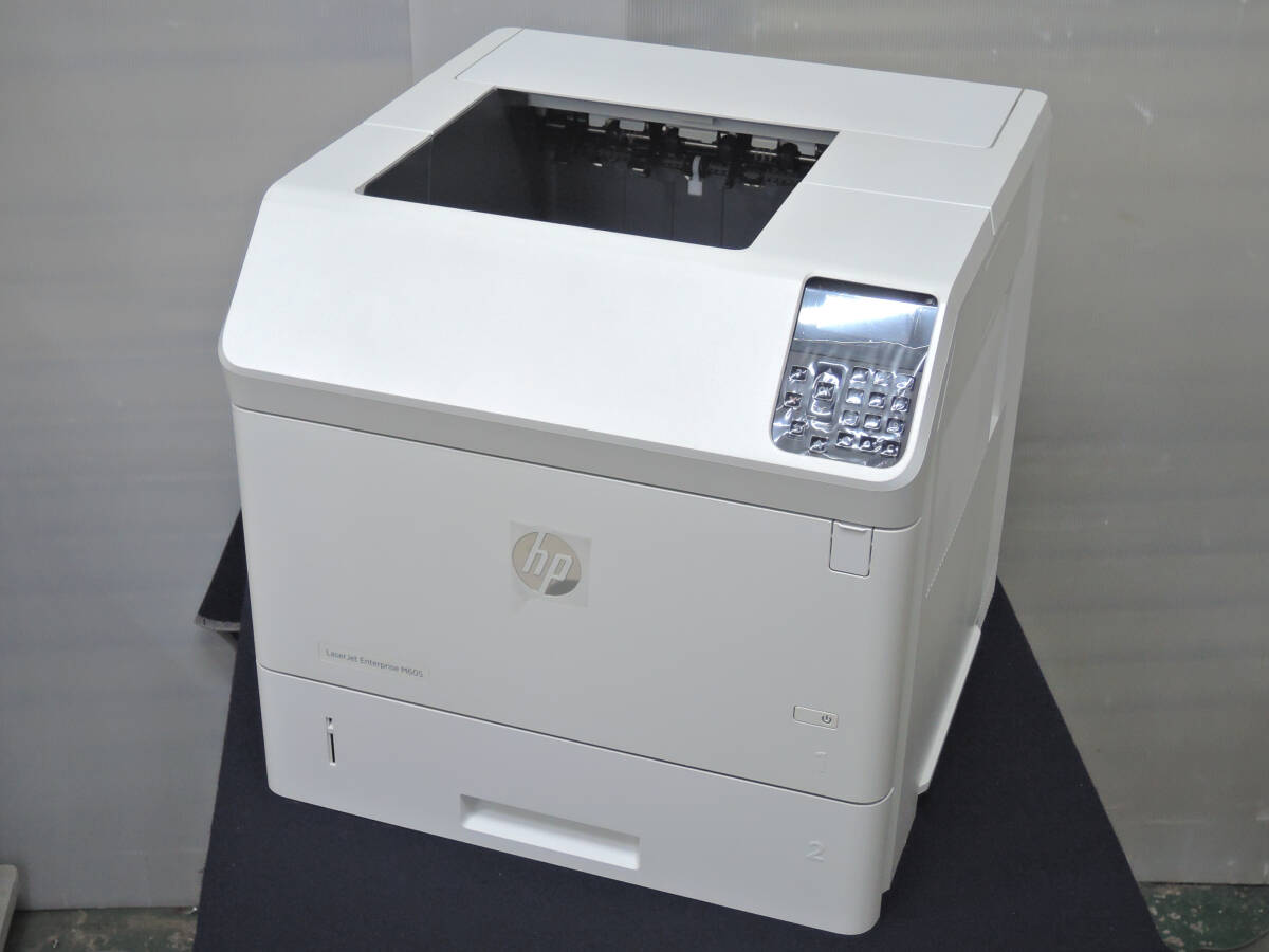 印刷枚数5174枚 hp LaserJet Enterprise M605 両面 モノクロ レーザープリンタ拍卖