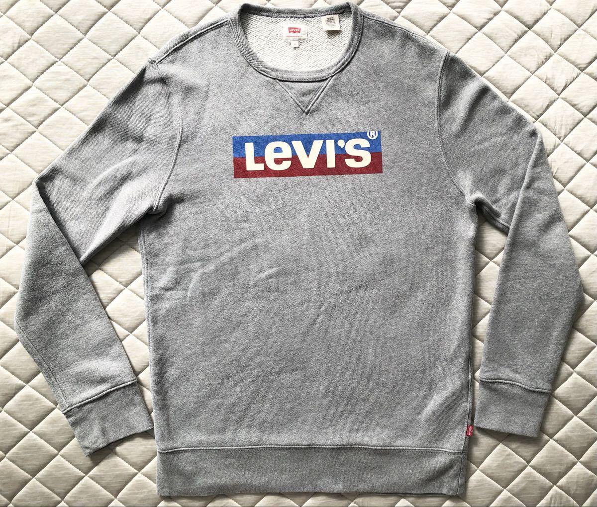 リーバイス 裏ボア トレーナー スウェット グレー 灰色拍卖