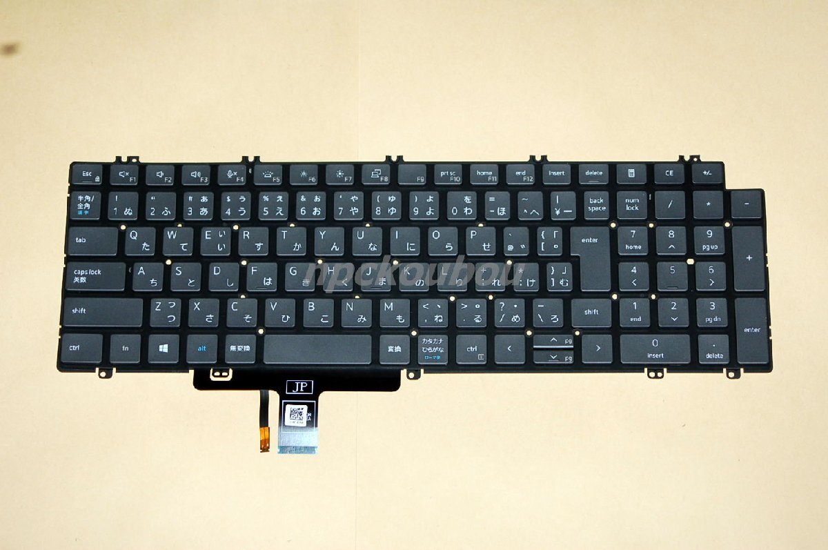 新品■DELL Latitude 5520 5530 5531 5540 Precision 3560 3570 3571 3580 3581 7670 7680 7770用日本語キーボード メール便OK拍卖