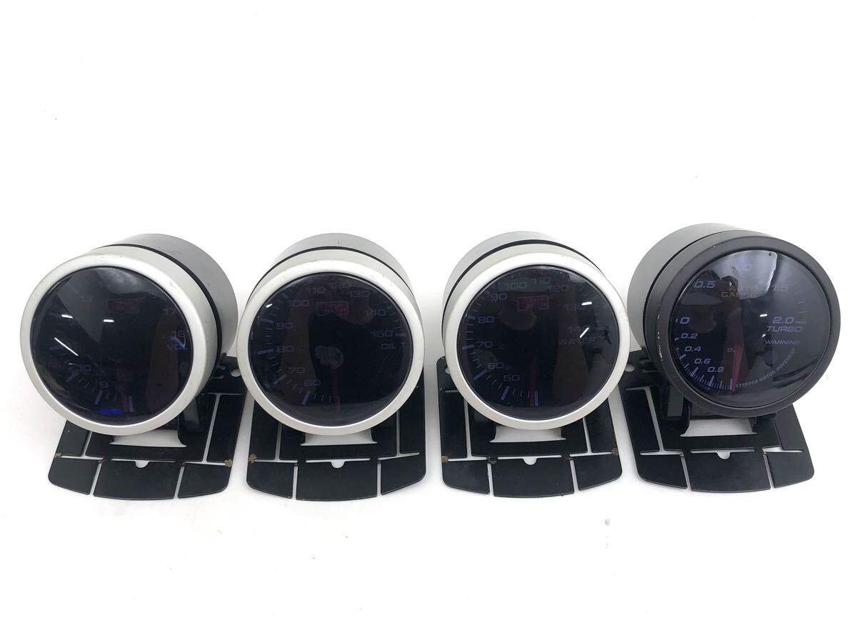 管L251042-18 AutoGauge オートゲージ メーター 追加メーター 水温計 油圧計 油温計 ブースト計 52mm 52φ点灯OK (6)拍卖