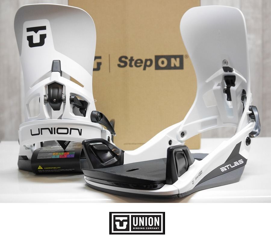 【新品】26 UNION ATLAS STEP ON - WHITE - Mサイズ 正規品 保証付 スノーボード ステップオン バインディング拍卖