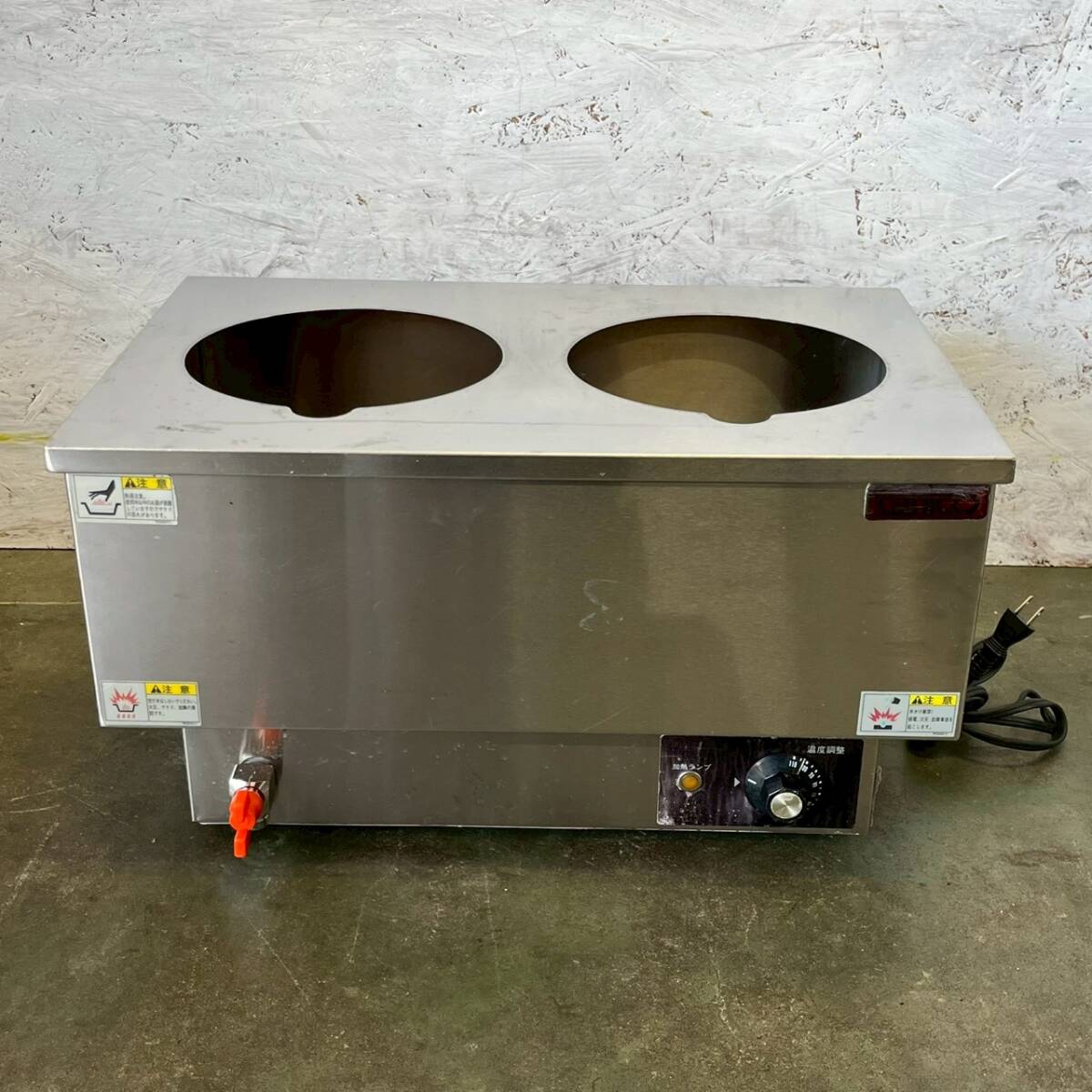 【tanico】 タニコー 電気卓上スープウォーマー TCW-5535E-2M 湯煎器 動作確認済み 100V 電気式ウォーマーA0619拍卖