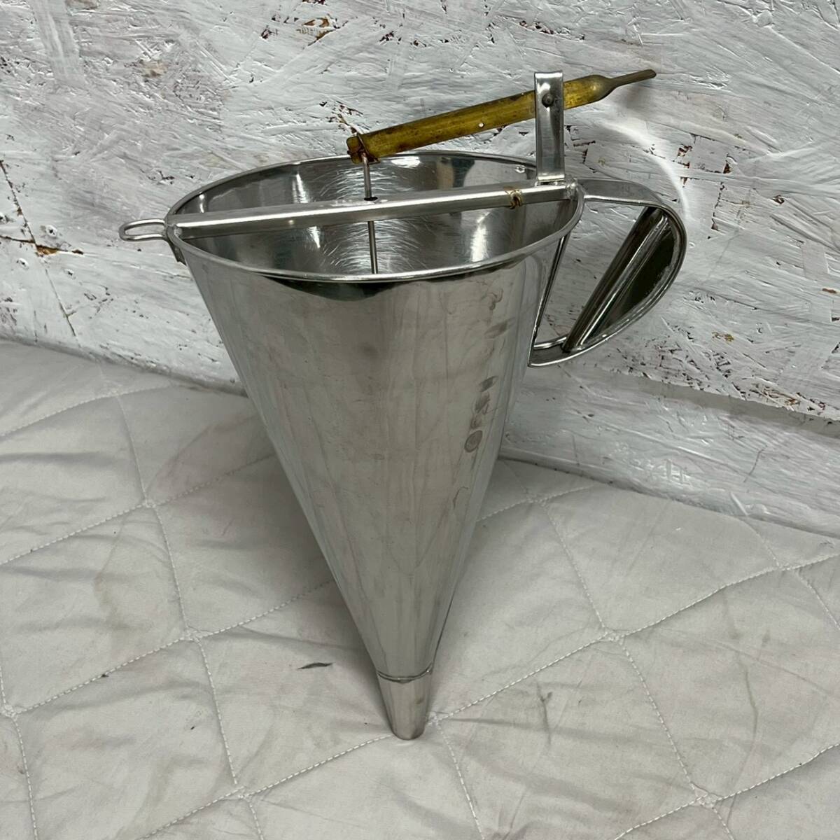 種おとし ディポジッター ステンレス製 18-8 製菓 業務用 たこ焼き ドレッジ ホッパー クレープ 厨房 厨房器具A0642拍卖