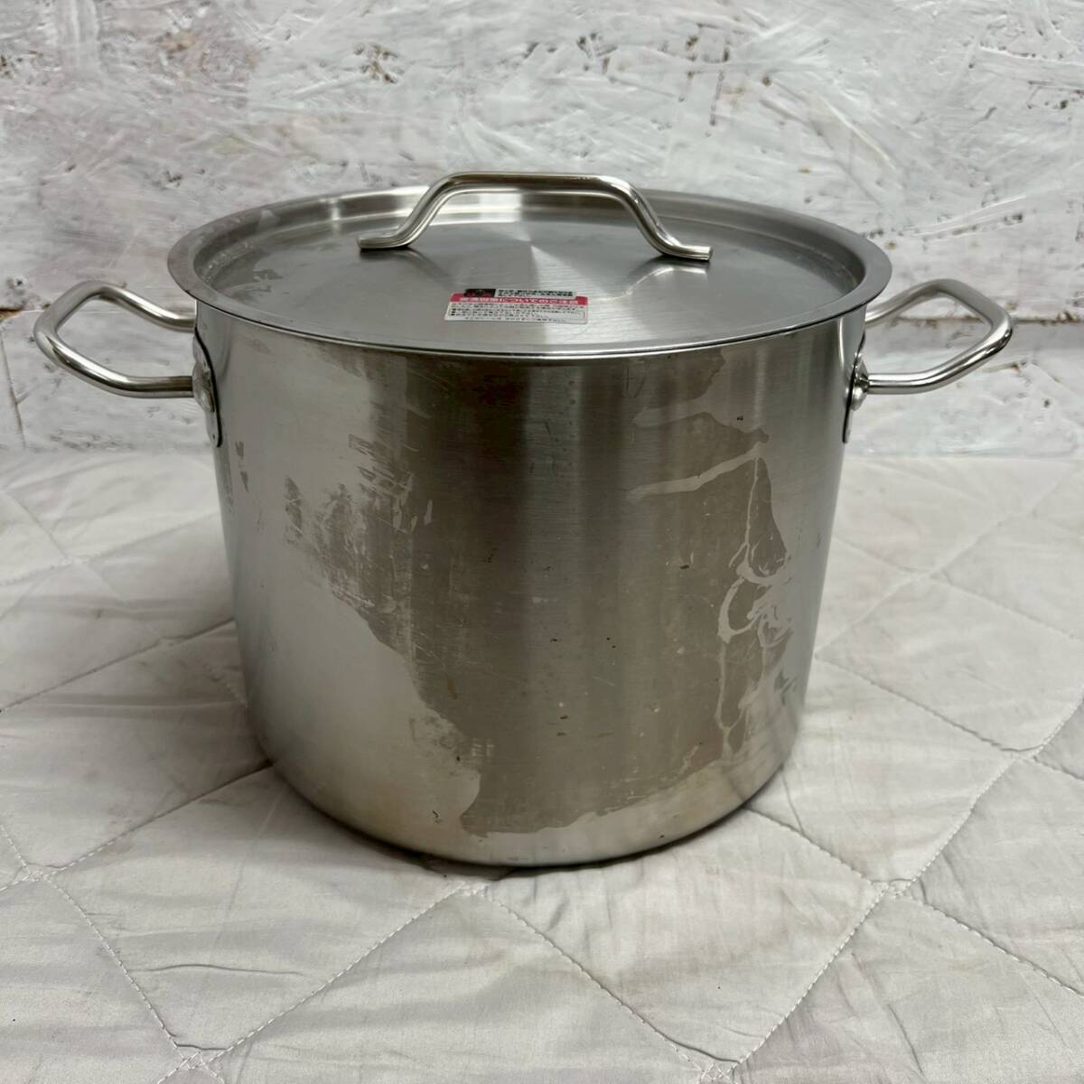 【プロシェフ】 業務用 ステンレス製 寸胴鍋 24cm 両手鍋 厨房 厨房機器 店舗 店舗用品 調理器具 キッチン用品 ステンレス鍋 調理鍋 A0647拍卖