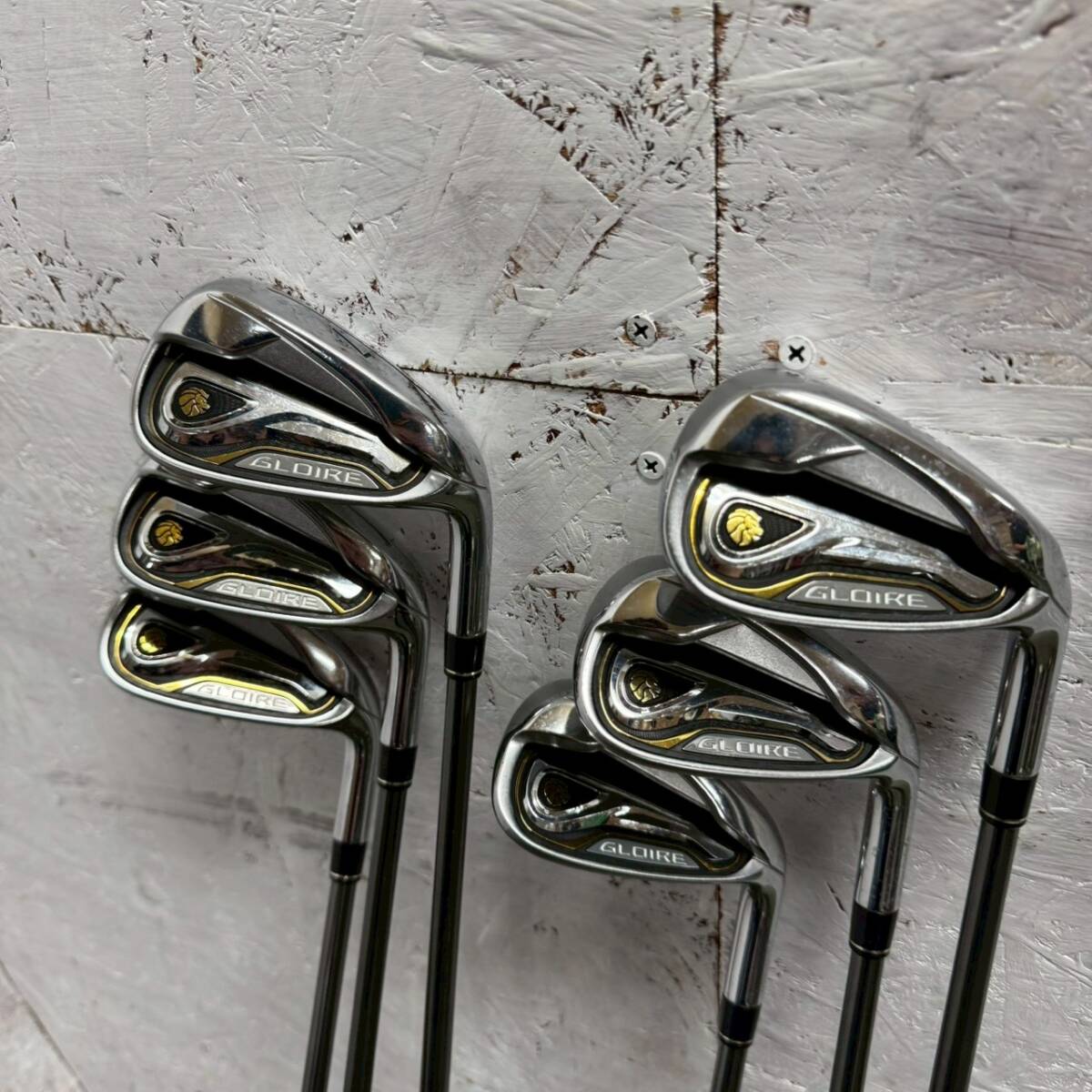 テイラーメイド GLOIRE アイアンセット Fujikura GL2200シャフト 5-P シャフトR 中古 ゴルフクラブ ゴルフ メンズ 右利き Y2327拍卖