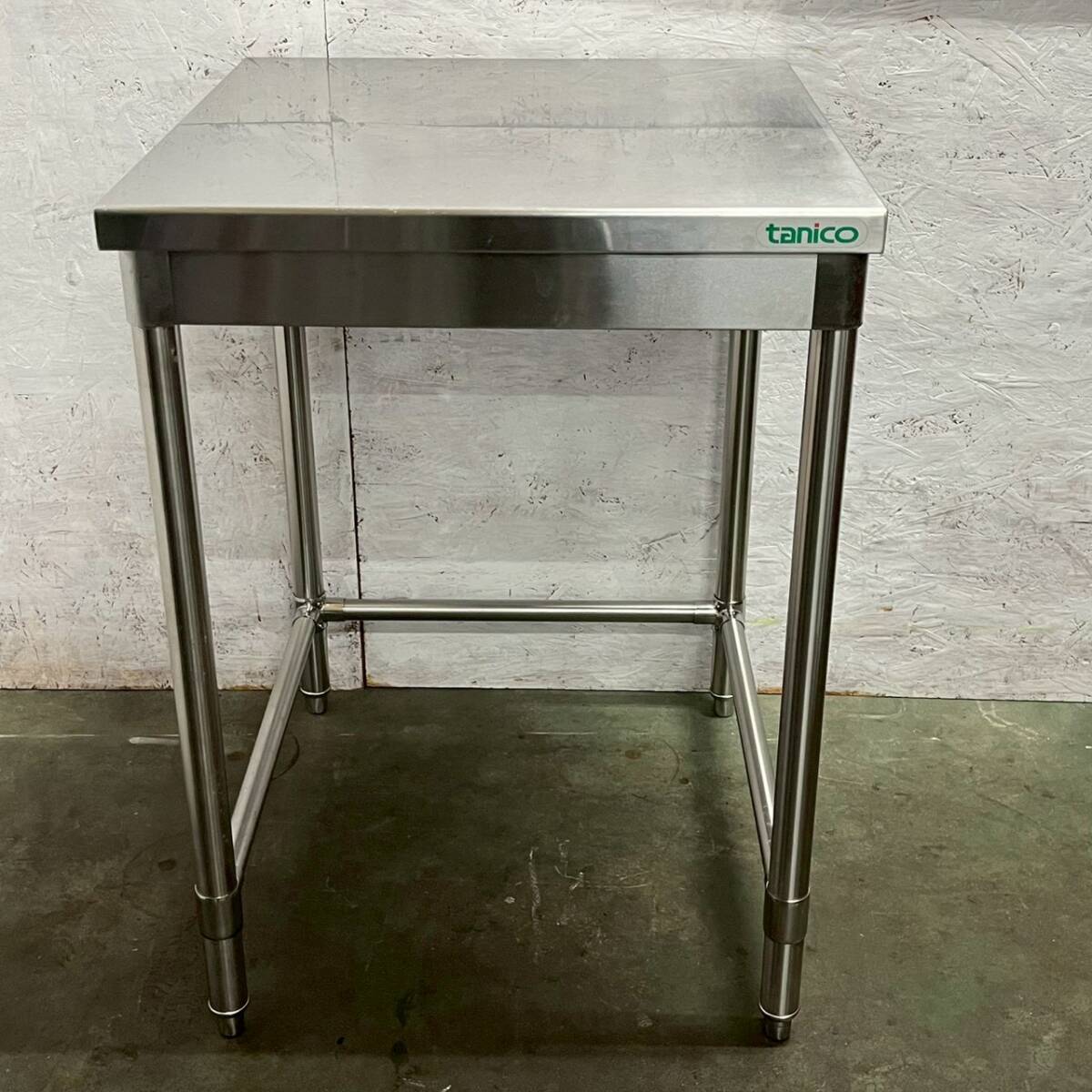 【tanico】 タニコー ステンレス製 作業台 W600×D650×H840 厨房 厨房機器 店舗 店舗用品 ステンレス作業台 コンロ台 A0727YG拍卖