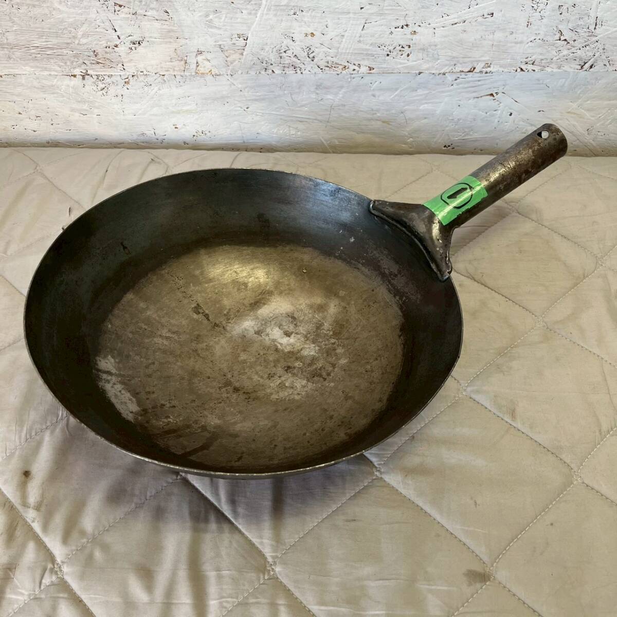 中華鍋 33cm 厨房 厨房機器 店舗 店舗用品 調理器具 キッチン用品 本格鍋 片手鍋 フライパン 鍋 調理鍋 ① A0742YG拍卖