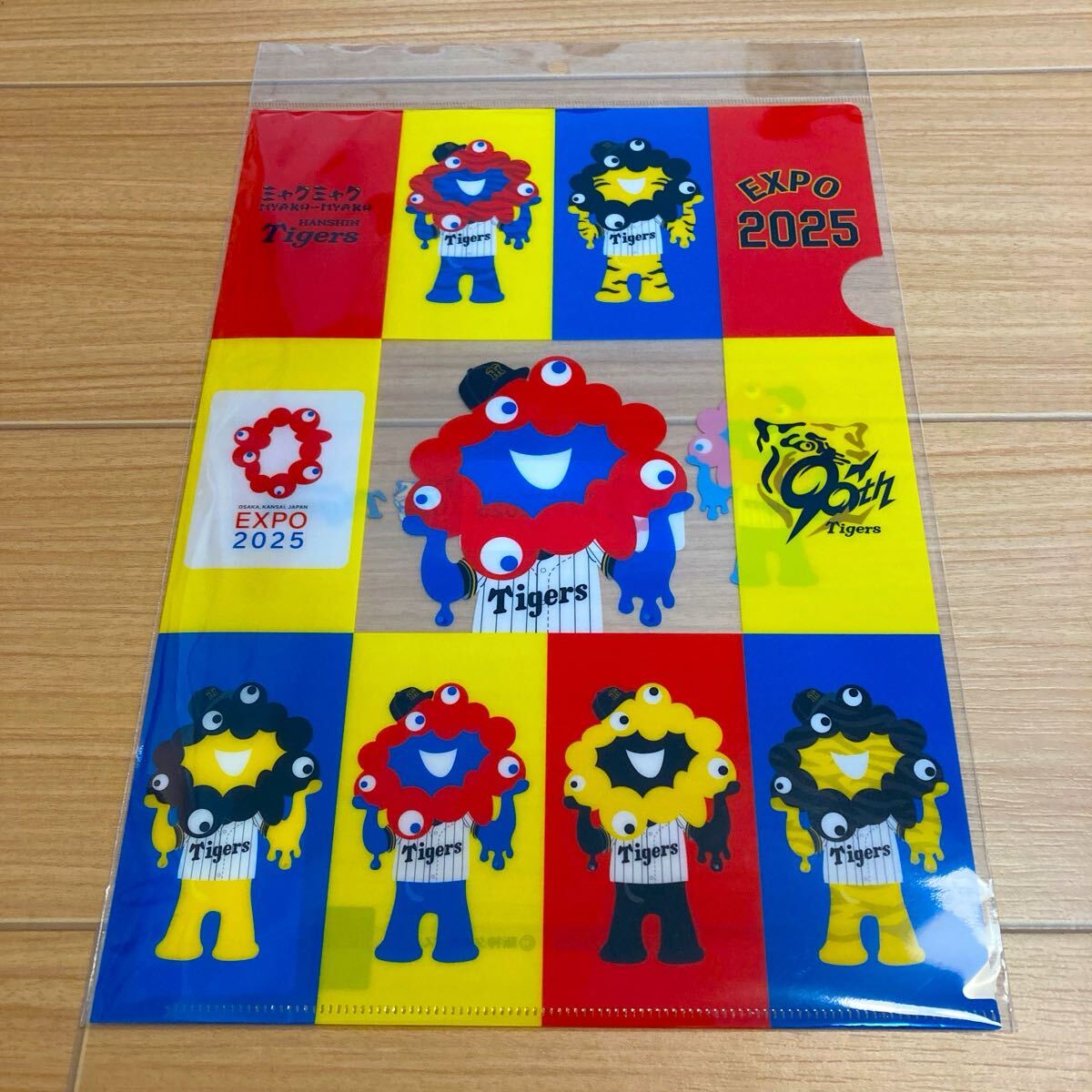 ☆新品☆ ミャクミャク 阪神タイガース A4 クリアファイル コラボ EXPO2025 大阪 関西万博 拍卖