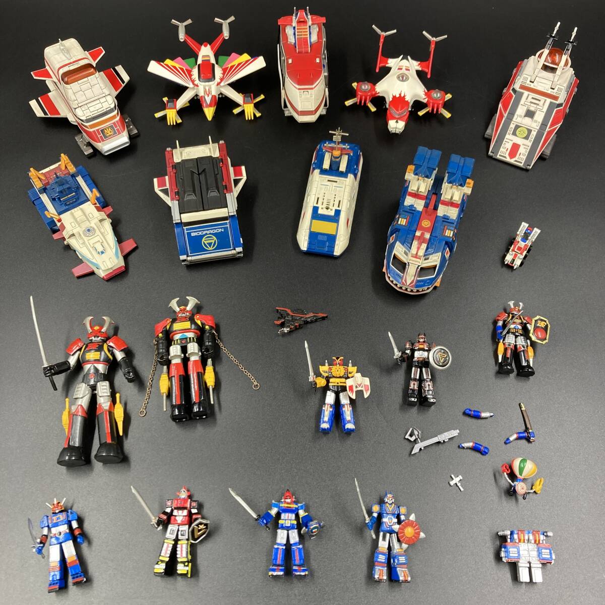 SUS112 メガハウス コスモフリートスペシャル スーパー戦隊 レンジャーメカニクス2 ダイジュピター ほか フィギュア 部品 パーツ ジャンク拍卖