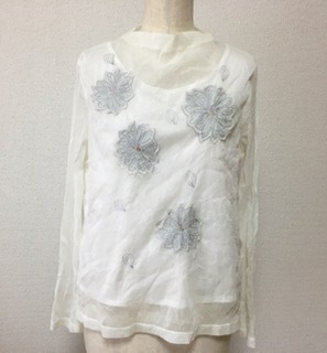 美品★PARTENAIRE ネットカットソー フリー拍卖