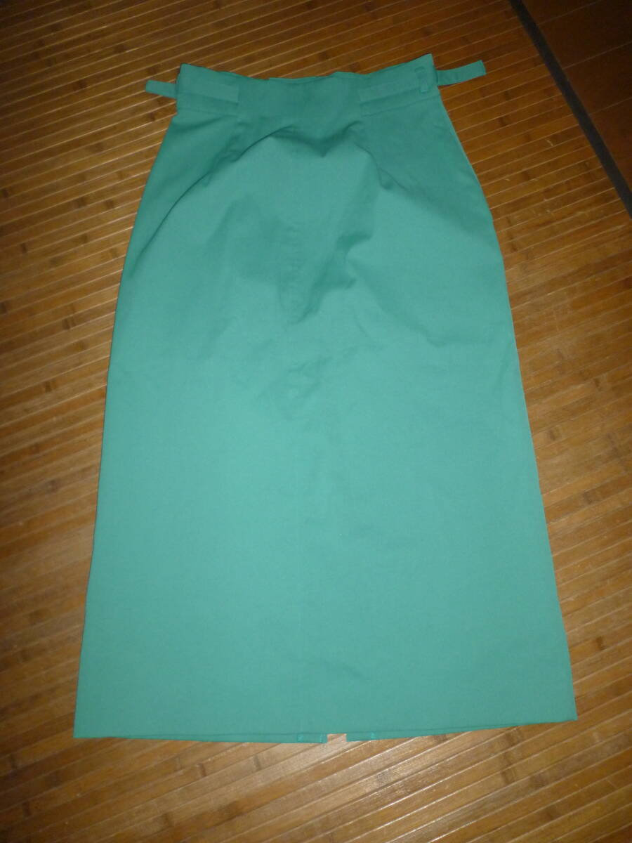 647-109♀:nano universe ナノユニバース スカート Size.38 色.グリーン 拍卖