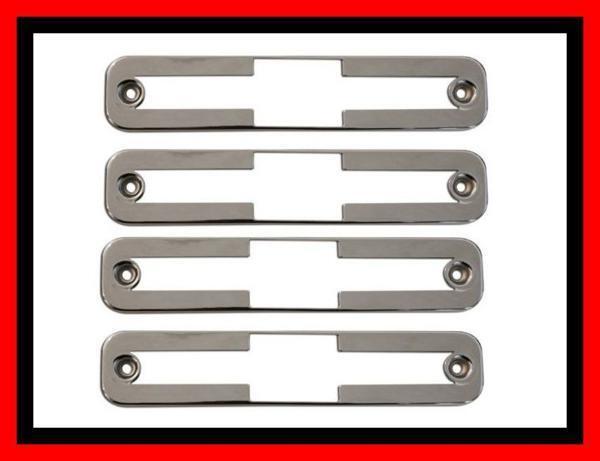 【激安/クローム】03-09y ハマーH2 サイドマーカー ベゼル カバー4PC フロント リア サイド セット リム ライト ランプ コーナー H2 激レア拍卖