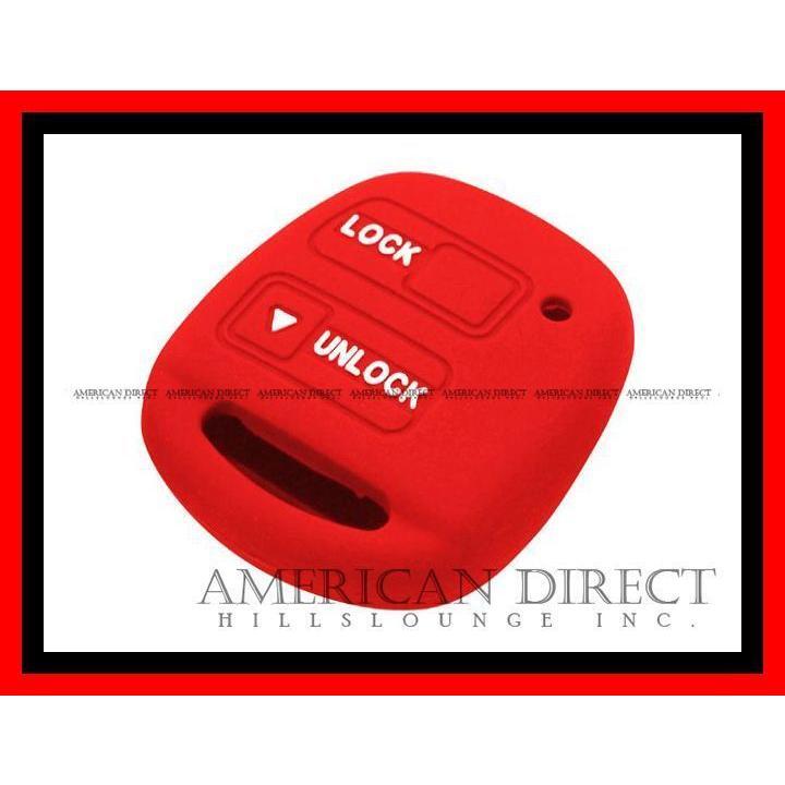 【定番アイテム/レッド】トヨタ FJクルーザー シリコン キーレス カバー リモコン トランスミッター CV2421RD ダイハツ レクサス 大人気拍卖