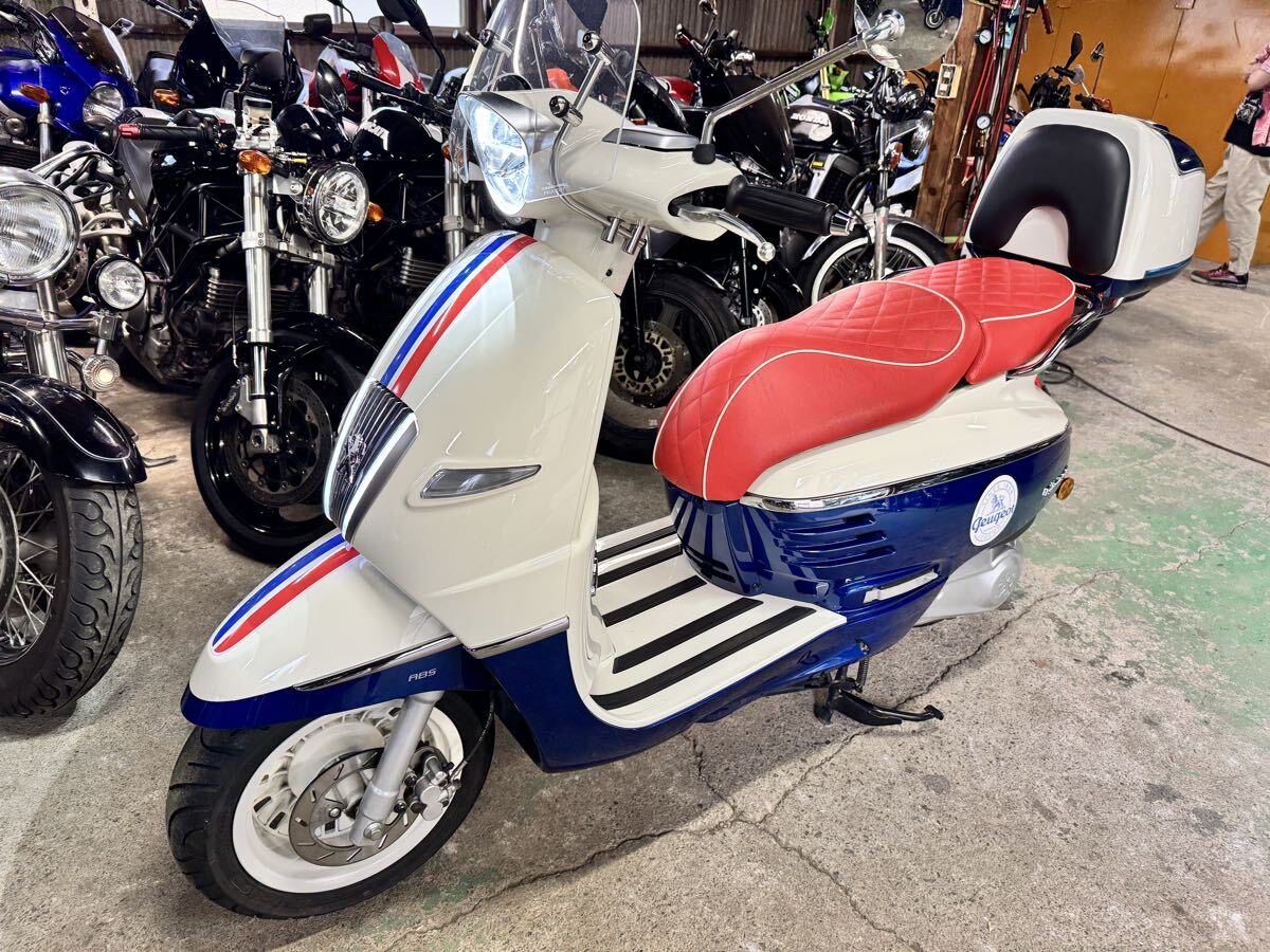 ★美車★ジャンゴ125 低走行8317キロ エンジン始動動画あり!返品可能!自賠責付き!ファイナルモデル プジョー拍卖