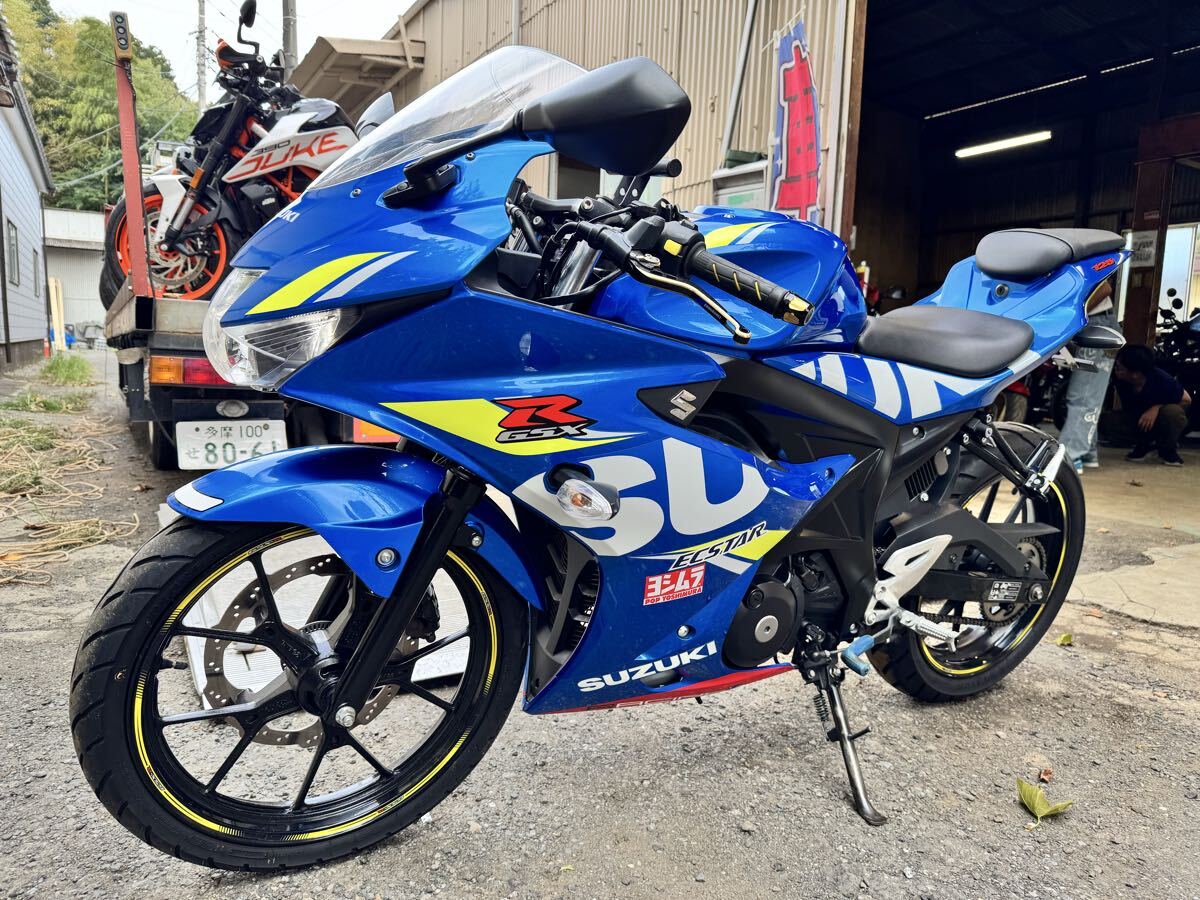 ★美車★GSX-R125 走行16830キロ エンジン始動動画あり!返品可能!自賠責付き!DL33B拍卖