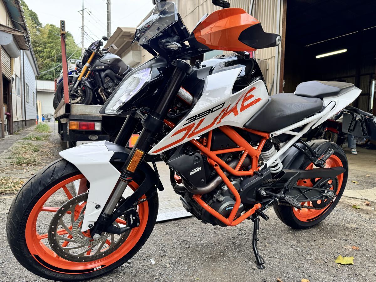 KTM 390DUKE 走行24898キロ エンジン始動動画あり!返品可能!R1年式!デューク拍卖