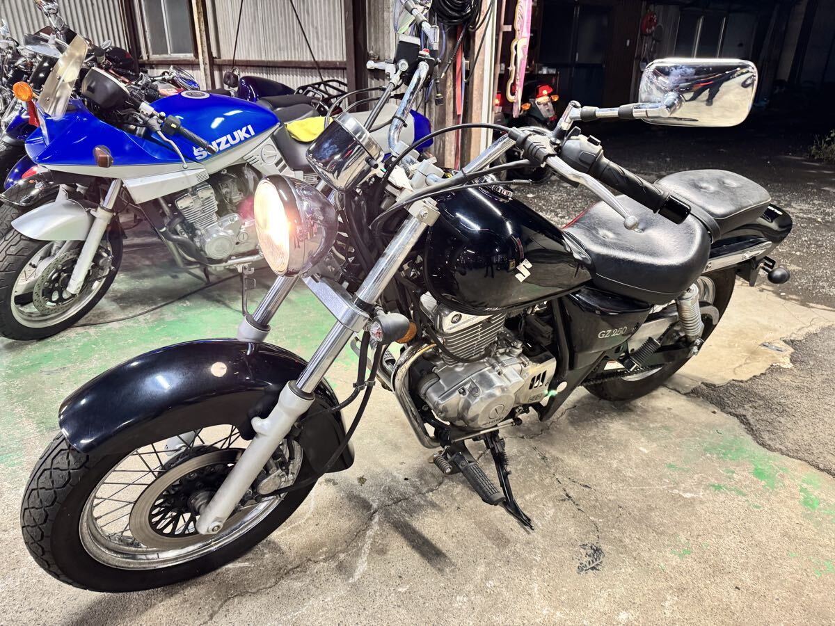 ★美車★GZ250 マローダー250 走行2327キロ エンジン始動動画あり!返品可能!拍卖