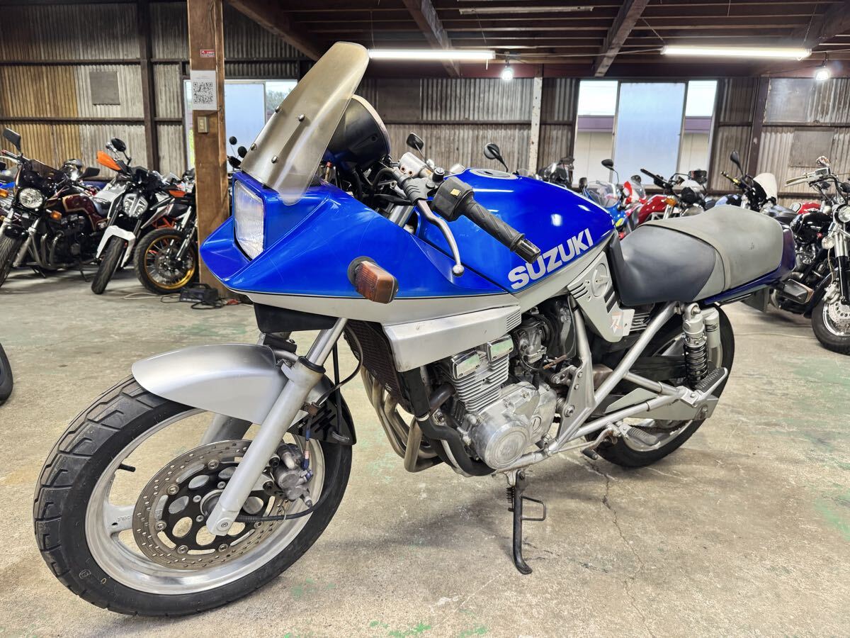 ★美車★GSX250S カタナ 走行6437キロ エンジン始動動画あり!返品可能!刀 GJ76A拍卖