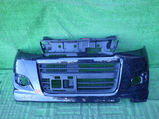 MH23S ワゴンRスティングレー 純正フロントバンパー おまけ ロアグリル付 黒 71711-70K5拍卖