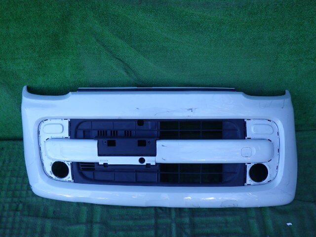 MK53S MM53S スペーシア フレアワゴン 純正フロントバンパー ロアグリル付 白 パール 71711-79R0拍卖