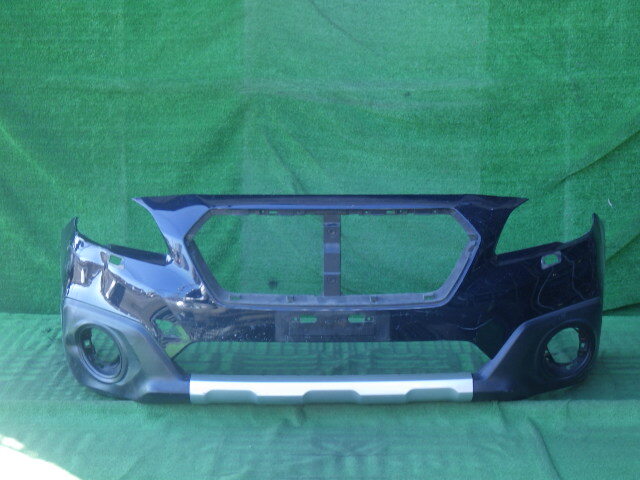 BS9 前期 アウトバック 純正フロントバンパー アンダー ガーニッシュ付 紺 57704AL030拍卖