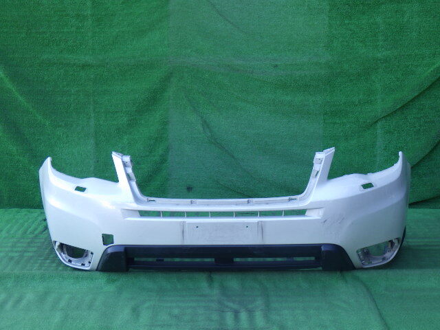 SJ5 前期 フォレスター 2.0i 純正フロントバンパー 白 パール 57704SG001拍卖