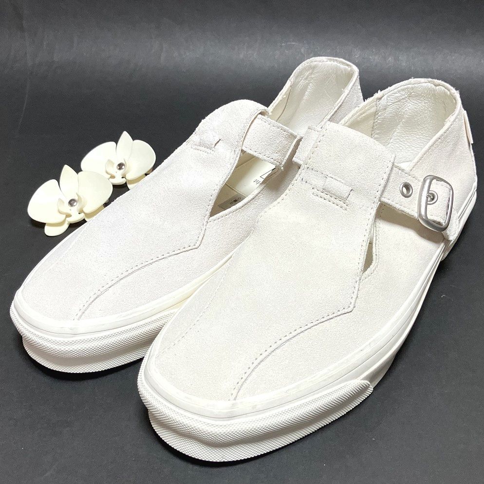 訳未使用 VANS × Goodfight バンズ スエード モンクストラップ スリッポン スニーカー US:10.5 CM:28.5 ナチュラル系拍卖