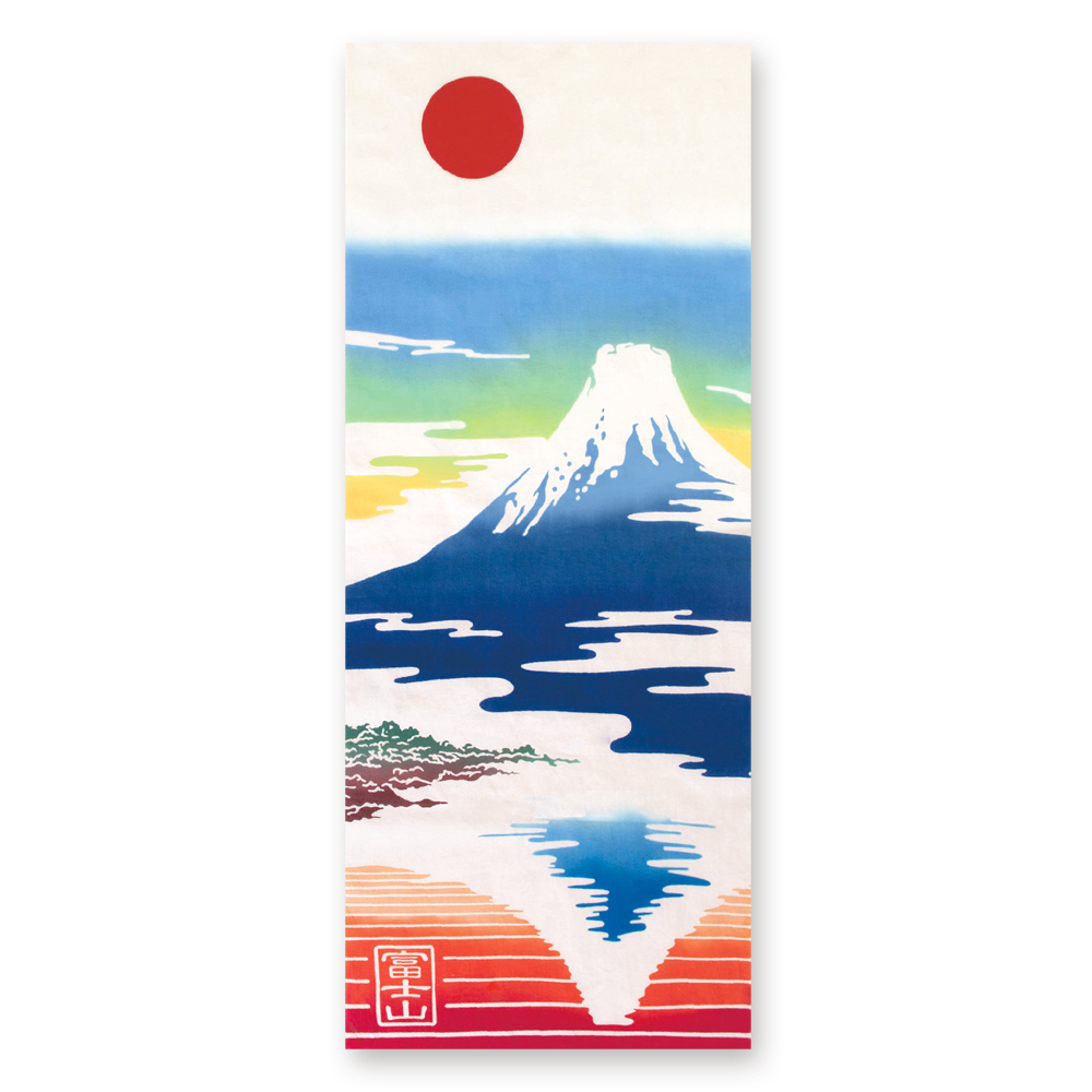 日本手ぬぐい 和柄 おしゃれ 富士山 kenema 縁起 注染 手拭い メール便対応拍卖