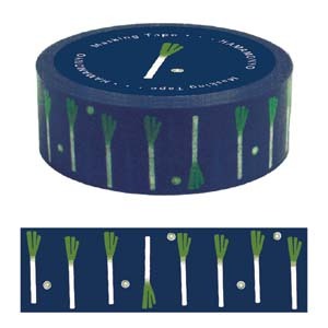 マスキングテープ 濱文様 白ネギ縞 紙テープ マステ 和紙テープ 15mm x 5m メール便対応 ポイント消化拍卖