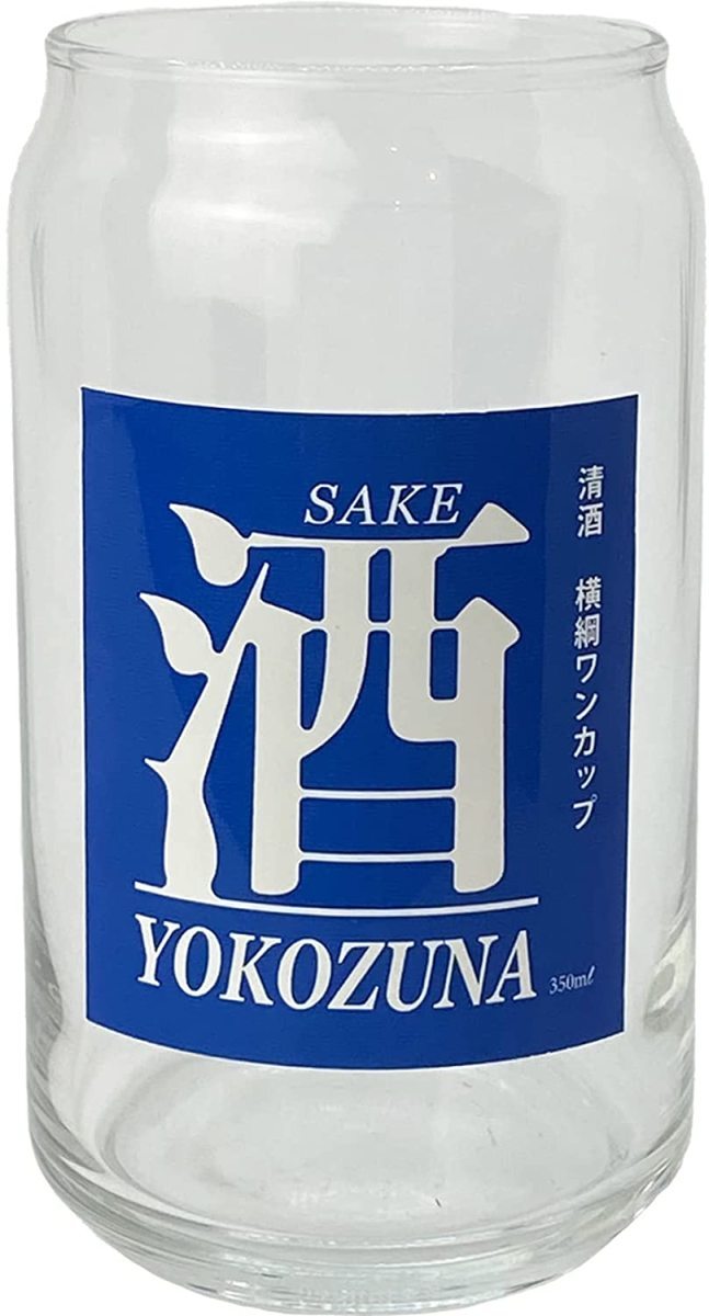 缶型グラス コップ 横綱ワンカップ おもしろ雑貨 ビアグラス 母の日 父の日 ギフト プレゼント 日本製拍卖