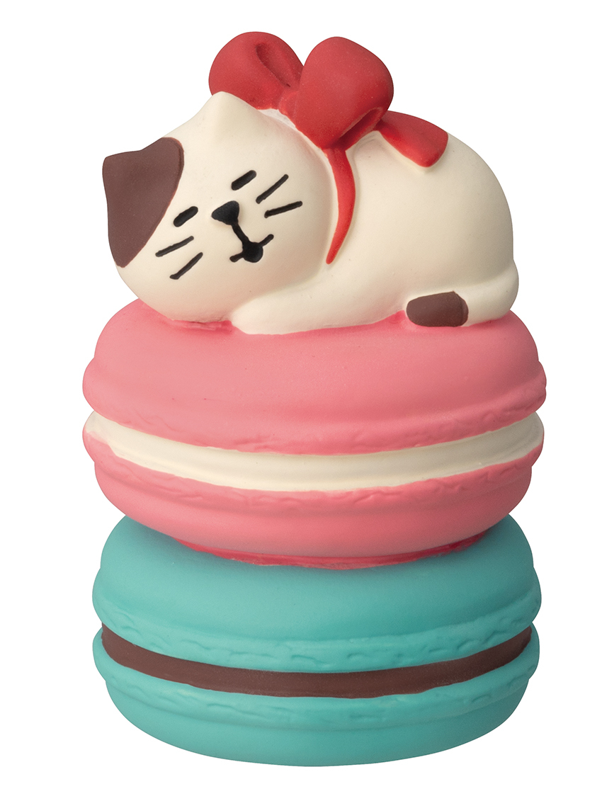 デコレ コンコンブル Bonjour chocolat 子猫とつみつみマカロン トリコロール DECOLE concombre拍卖